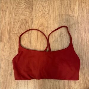 Wunder train strappy racer bra